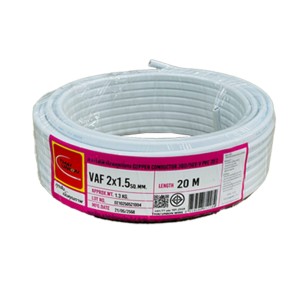 THAI UNION สายไฟ VAF 2x1.5 sqmm. ยาว 20 เมตร ของแท้ 100% มี มอก คุณภาพดี ร้านเป็นตัวแทนจำหน่ายโดยตรง