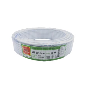 THAI UNION สายไฟ VAF 2x1.5 sqmm. ยาว 50 เมตร ของแท้ 100% มี มอก คุณภาพดี ร้านเป็นตัวแทนจำหน่ายโดยตรง