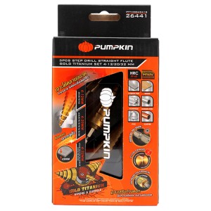 PUMPKIN ดอกสว่านทรงเจดีย์ ดอกสว่าน ร่องเกลียว 26441 ของแท้100%