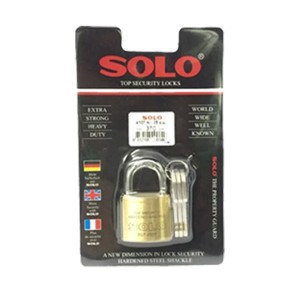 SOLO กุญแจโซโล รุ่น 4507N และ 4507NL อย่างดี ทนทาน 35mm.ห่วงสั้น ของแท้100%