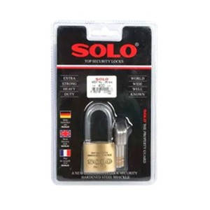 SOLO กุญแจโซโล รุ่น 4507N และ 4507NL อย่างดี ทนทาน 35mm.ห่วงยาว ของแท้100%